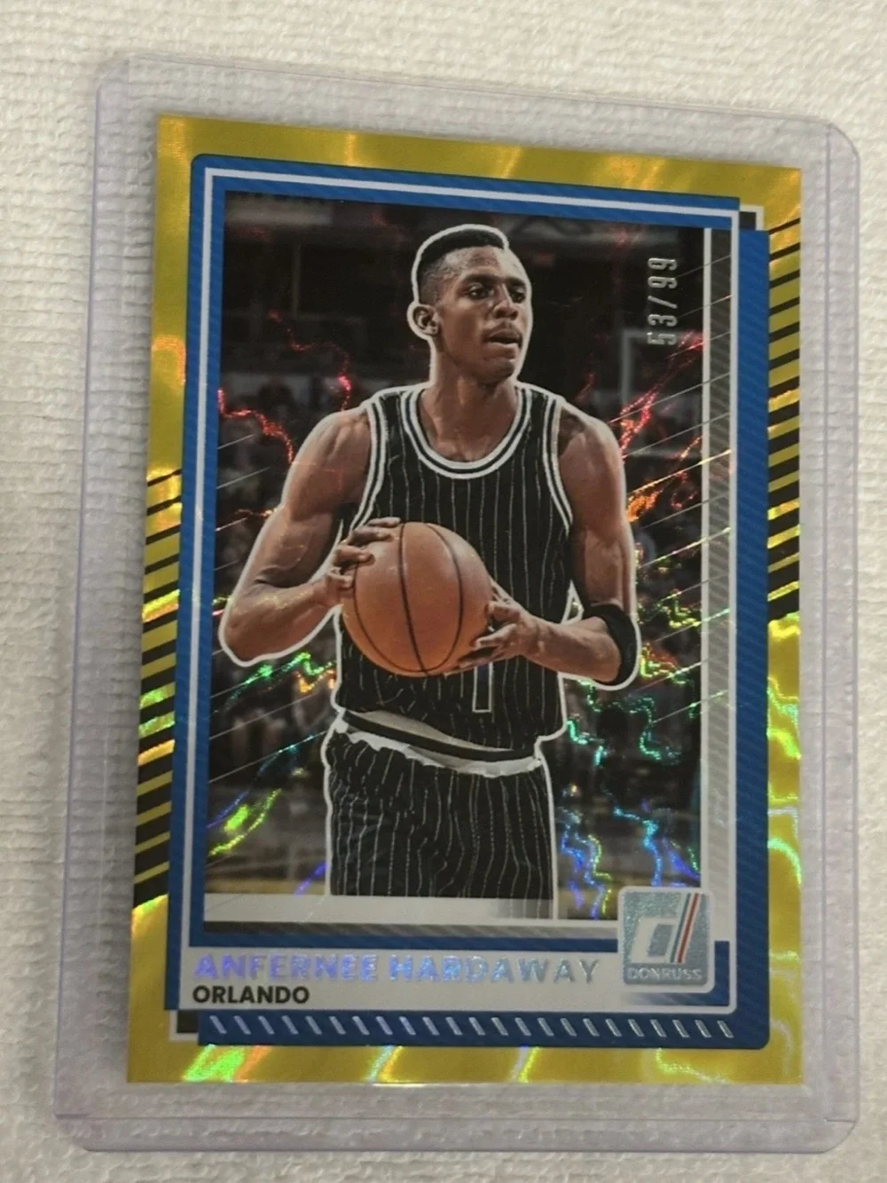 2025-26 Donruss Optic Anfernee Penny Hardaway (Yellow Shock Prizm) #/99 Magic